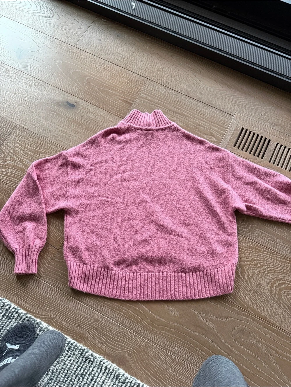GAP Rose Pink Mock Neck Kids Sweater